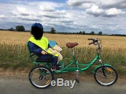 tricycle with baby carrier