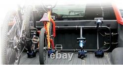 120 lbs. Capacity Elite 4-Bike Truck Bed Side Carrier/Rack with 24 Cable Lock