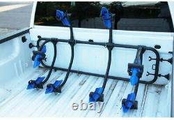 120 lbs. Capacity Elite 4-Bike Truck Bed Side Carrier/Rack with 24 Cable Lock