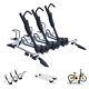 120cm Universal Anti Theft Lockable Roof Rack Bars + 3 Bike Cycle Carrier