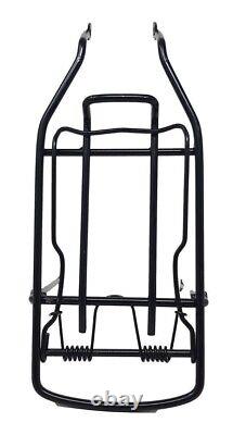 14 Wheel Rear Kids Bike Sprung Loaded Pannier Rack / Luggage Carrier Black