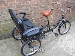 20 Jorvik Adult or Child Carrier Tricycle Bicycle Black
