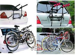 2 & 3 BICYCLE CARRIER CAR RACK BIKE CYCLE UNIVERSAL FITS MOST CARS REAR MOUNT