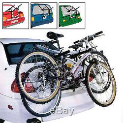 2 Bike Cycle Universal Carrier Bike Foldable Rack Car Saloon Hatchback Strap
