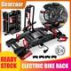 2 Bike Folding Tilting Electric Cycle Bike Carrier Rack Towbar E-Bike Compatible