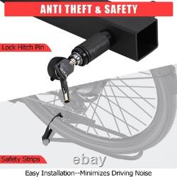 2 Bike Rack Hitch Mount 150lbs Folding Carrier Car Truck SUV 2 Receiver