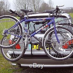 2 Bike Universal Bicycle Carrier Car Rack Bike Cycle Fits Most Cars Rear Mount