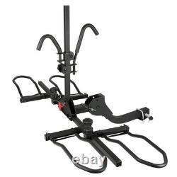 2 Fat Bike Rack Carrier Vehicle Mount Truck Hitch Heavy Duty Folding 160 Lbs