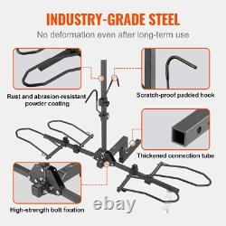2 Fat Bike Rack Carrier Vehicle Mount Truck Hitch Heavy Duty Folding With Lock