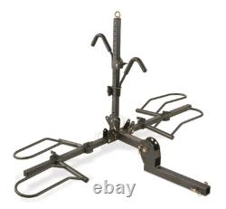 2 Fat Bike Rack Carrier Vehicle Mount Truck Hitch Heavy Duty Folding with Lock