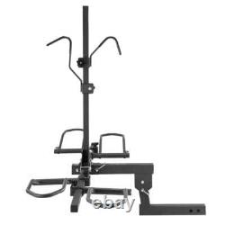 2 Fat Bike Rack Carrier Vehicle Mount Truck Hitch Heavy Duty Folding with Lock
