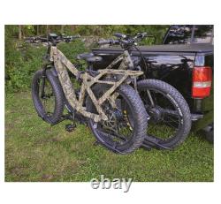 2 Fat Bike Rack Carrier Vehicle Mount Truck Hitch Heavy Duty Folding with Lock