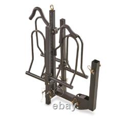 2 Fat Bike Rack Carrier Vehicle Mount Truck Hitch Heavy Duty Folding with Lock