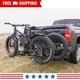 2 Fat Bike Rack Carrier Vehicle Mount Truck Hitch Heavy Duty Folding with Lock NEW