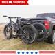 2 Fat Bike Rack Carrier Vehicle Mount Truck Hitch Heavy Duty Folding with Lock NEW