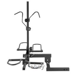 2 Fat Bike Rack Carrier Vehicle Mount Truck Hitch Heavy Duty Folding with Lock NEW