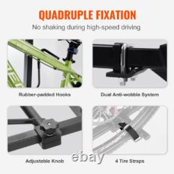 2 Fat Bike Rack Carrier Vehicle Mount Truck Hitch Heavy Duty Folding with Lock NEW