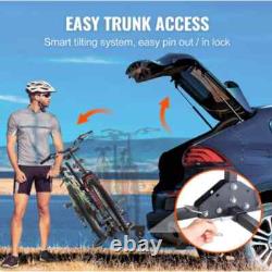 2 Fat Bike Rack Carrier Vehicle Mount Truck Hitch Heavy Duty Folding with Lock NEW