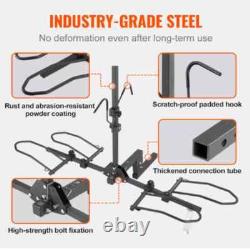 2 Fat Bike Rack Carrier Vehicle Mount Truck Hitch Heavy Duty Folding with Lock NEW