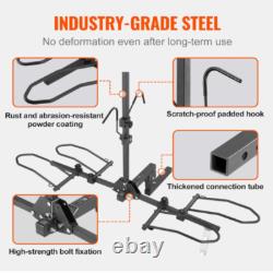 2 Fat Bike Rack Carrier Vehicle Mount Truck Hitch Heavy Duty Folding with Lock NEW