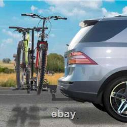 2 Fat Bike Rack Carrier Vehicle Mount Truck Hitch Heavy Duty Folding with Lock NEW