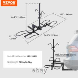 2 Fat Bike Rack Carrier Vehicle Mount Truck Hitch Heavy Duty Folding with Lock NEW