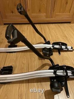 2 X Thule ProRide Silver Roof Mount Cycle Carrier Bike Rack Used