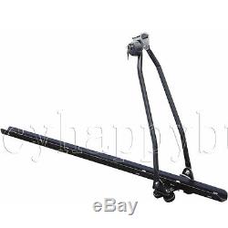 2 X UNIVERSAL CAR ROOF MOUNTED UPRIGHT BICYCLE RACK BIKE LOCKING CYCLE CARRIER