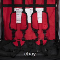 2 in 1 Bicycle Child Carrier 2-Seater Baby Trailer Stroller Jogger Kit Red