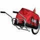 2-in-1 Bike Bicycle Carrier Trailer Cargo Utility Luggage Cart 1 Wheel 40 kg UK