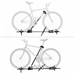 2 x Peruzzo Roof Mounted Cycle Carriers Bike Racks Black Locking Carbon Frame