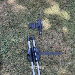2 x Thule Freeride 532 Cycle Carrier Roof Rack Cross Bar Mounted 1746077