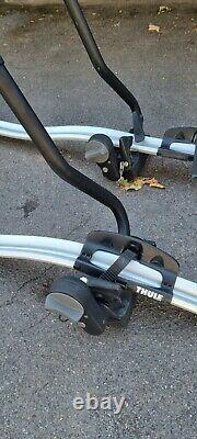 2 x Thule ProRide 591 Roof Mounted Bike Carrier Bike Rack Cycle Carriers