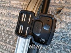 2 x Thule ProRide 598 Silver Roof Mount Cycle Carrier Rack with T-Track & Locks