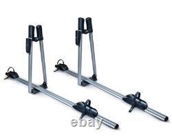 2x Maypole Aluminium Roof Top Bike Cycle Carrier Locking T Track