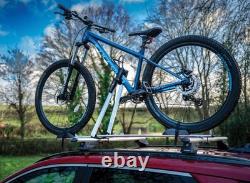 2x Maypole Aluminium Roof Top Bike Cycle Carrier Locking T Track