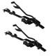 2x Thule ProRide 598B Black Roof Mount Cycle Carrier Bike Rack Inc T-Track Locks