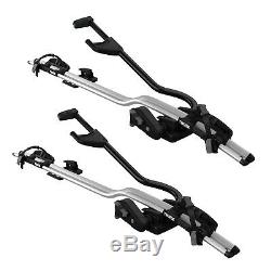 2x Thule Silver ProRide Roof Mount Cycle/Bike Carrier (Thule Expert 298) 598 591