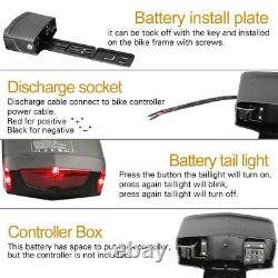 36V 13AH 350W 500W Battery Rear Carrier Seat Lithium Ebike Electric LED Bicycle