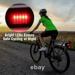 36V 13Ah Li-ion Electric E-Bike Bicycle Battery With Rear Rack Carrier Kit LED