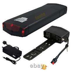 36V 13Ah e-bike Lithium Battery Electric Bicycle Rear Seat Carrier LED 500W 750W