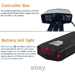 36V 13Ah e-bike Lithium Battery Electric Bicycle Rear Seat Carrier LED 500W 750W