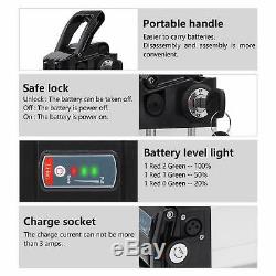 36V 15Ah Lithium E-bike Battery Electric Bicycle Li-ion Lockable with2A Charger UK