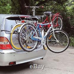 3 Bicycle Bike Car Cycle Carrier Rack Hatchback Rear Mount Mounted Universal 