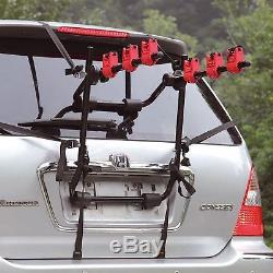 3 Bicycle Bike Car Cycle Carrier Rack Hatchback Rear Mount Mounted Universal 