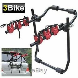 3 Bicycle Bike Car Cycle Carrier Rack Universal Fitting Saloon Hatchback Estate