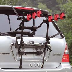 3 Bicycle Bike Car Cycle Carrier Rack Universal Fitting Saloon Hatchback Estate