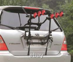 3 Bicycle Bike Car Cycle Carrier Rack Universal Fitting Saloon Hatchback Estate