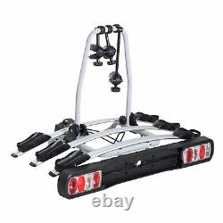 3 Bicycle Carrier Rear-mounted SUV Mountain Hitch Mounted Rack