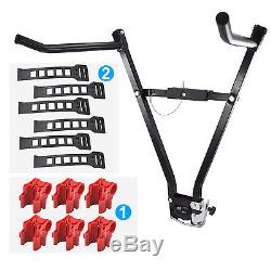3 Bike Rear Towbar Mount Cycle Bicycle Carrier Car Rack Tow Bar Towball New